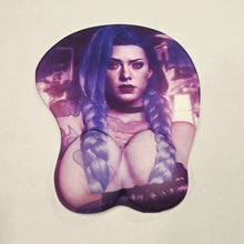 Load image into Gallery viewer, Jinx "Ergonomic" Mousepad (LAST CHANCE SALE)

