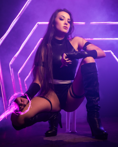 NEW Psylocke Crouched 8x10