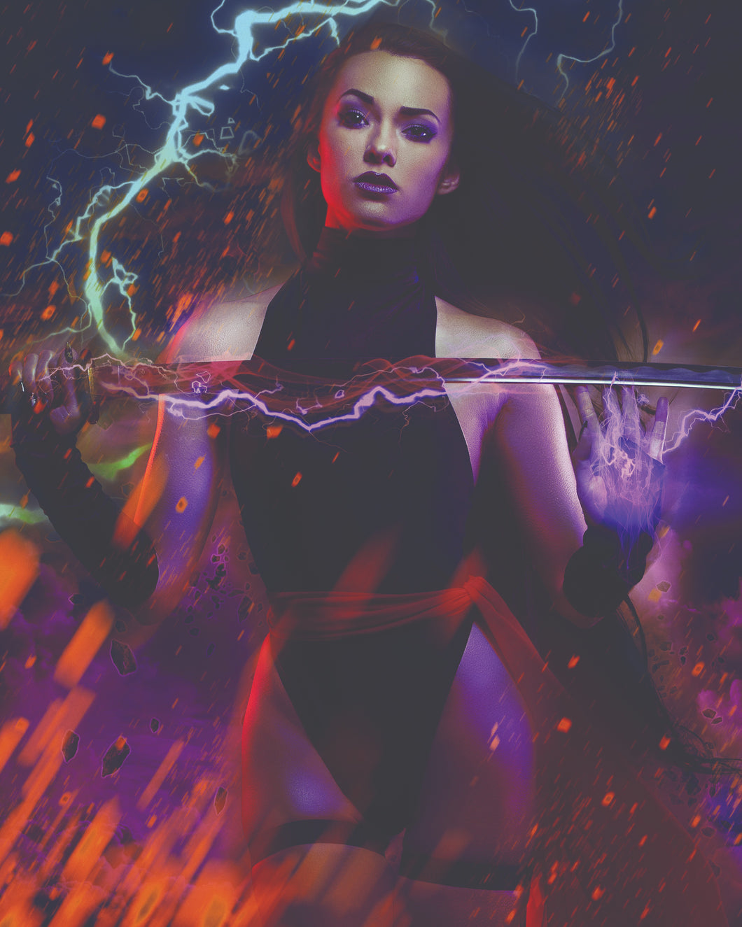 Psylocke Sword 8x10