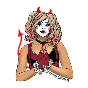 Harley Quinn Devil Sticker