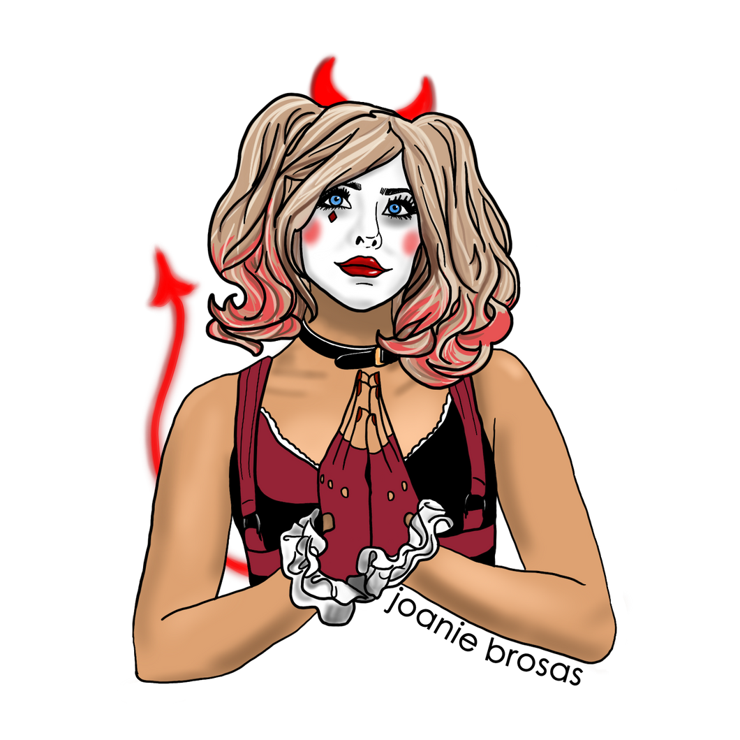 Harley Quinn Devil Sticker