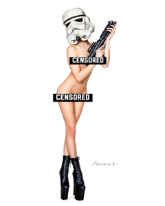 Storm Trooper Nude 8x10