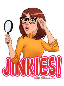 Velma Jinkies Sticker