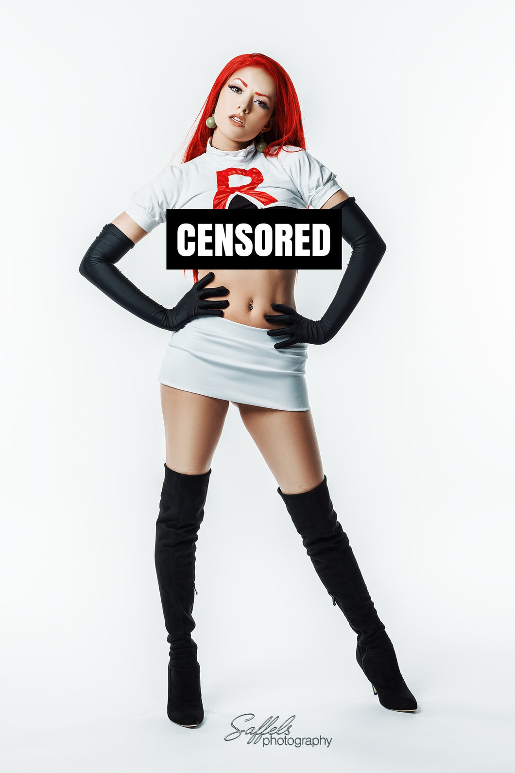 Poké Jessie Topless 8x10